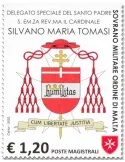 n° 1662 - Timbre ORDRE de MALTE Poste
