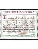 n° 273 -  Timbre Andorre Poste