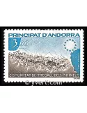 n° 328 -  Timbre Andorre Poste