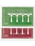n° 329/330 -  Timbre Andorre Poste