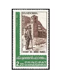 n° 345 -  Timbre Andorre Poste
