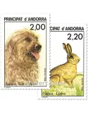 n° 373/374 -  Timbre Andorre Poste
