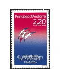 n° 376 -  Timbre Andorre Poste