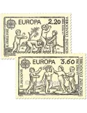 n° 378/379 -  Timbre Andorre Poste