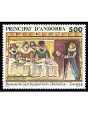 n° 384 -  Timbre Andorre Poste