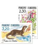 n° 393/394 -  Timbre Andorre Poste