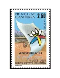 n° 401 -  Timbre Andorre Poste