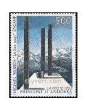 n° 439 -  Timbre Andorre Poste