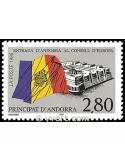 n° 466 -  Timbre Andorre Poste
