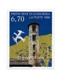 n° 483 -  Timbre Andorre Poste