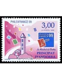 n° 518 -  Timbre Andorre Poste