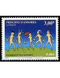 n° 525 -  Timbre Andorre Poste
