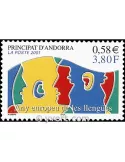 n° 549 -  Timbre Andorre Poste