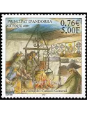 n° 551 -  Timbre Andorre Poste