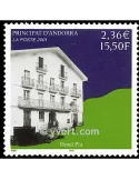 n° 553 -  Timbre Andorre Poste