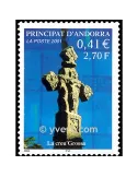 n° 554 -  Timbre Andorre Poste