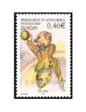 n° 569 -  Timbre Andorre Poste