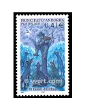n° 573 -  Timbre Andorre Poste