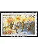 n° 581 -  Timbre Andorre Poste