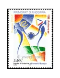 n° 602 -  Timbre Andorre Poste