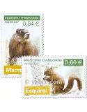 n° 634/635 -  Timbre Andorre Poste