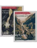 n° 646/647 -  Timbre Andorre Poste