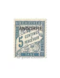 n° 1/8 -  Timbre Andorre Taxe