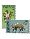 n° 408/409 -  Timbre Afars et Issas Poste