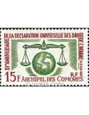 n° 28 -  Timbre Comores Poste