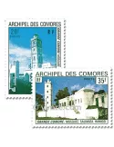 n° 87/88 -  Timbre Comores Poste