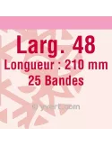 Bandes simple soudure - 48mm (Fond transparent)