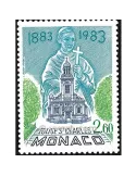 n° 1368 -  Timbre Monaco Poste