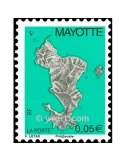 n°158a - Timbre Mayotte Poste