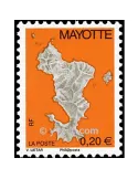 n°160a - Timbre Mayotte Poste