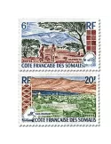 n° 322/323 -  Timbre Cote des Somalis Poste
