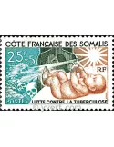 n° 324 -  Timbre Cote des Somalis Poste