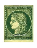 n° 2 obl. - Type Cérès (1ère émission)