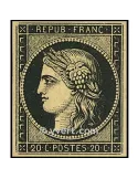 n° 3 obl. - Type Cérès (1ère émission)