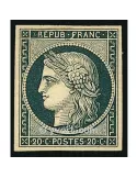 n° 8 obl. - Type Cérès (1ère émission)