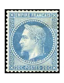 n° 29B obl. - Napoléon III (Empire lauré)