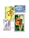 COLONIES RF AVT INDEPENDANCE : pochette de 500 timbres (Oblitérés)
