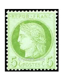 n° 53 obl. - Type Cérès dentelé (IIIe République)