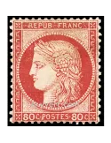 n° 57 obl. - Type Cérès dentelé (IIIe République)