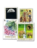 GUINEE ESPAGNOLE : pochette de 50 timbres (Oblitérés)
