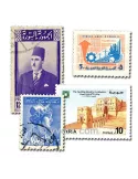 SYRIE : pochette de 100 timbres (Oblitérés)