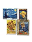 VAN GOGH : pochette de 25 timbres (Oblitérés)