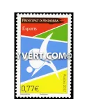 n° 726 -  Timbre Andorre Poste