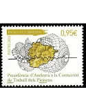 n° 745 -Timbre Andorre Poste