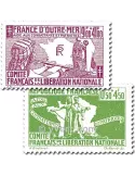 n° 1/5 -  Timbre France Libre