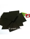 Pochettes simple soudure - Lxh:74x235mm (Fond noir)